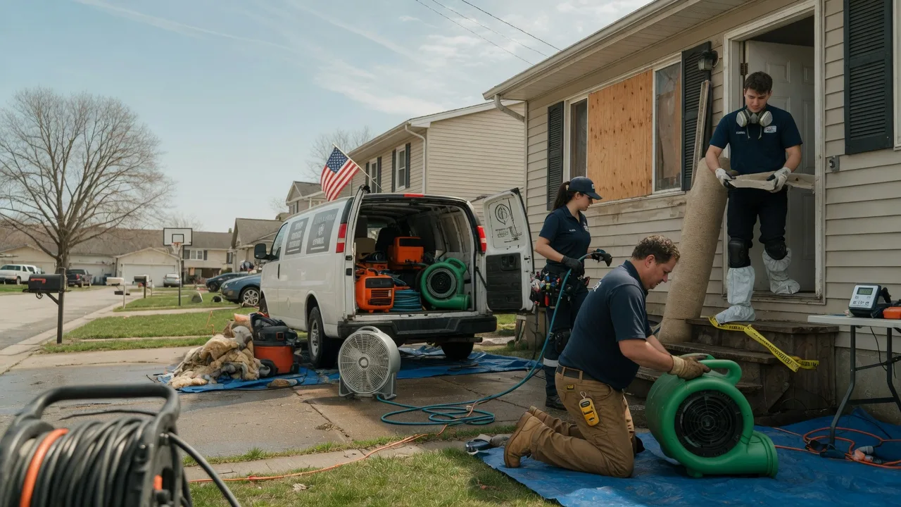 Water Damage Restoration in Belgium, WI near me